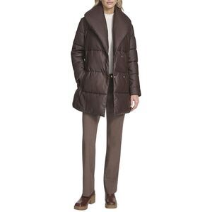 Andrew Marc Womens  Adela Quilted Jacket, Grey